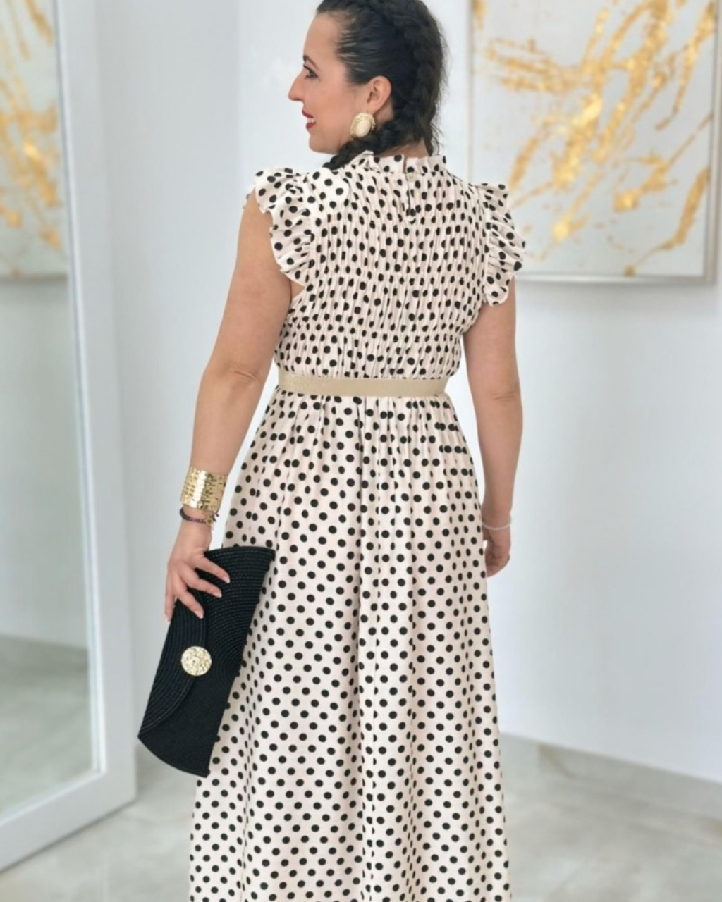 Vestido Jazmín Beige