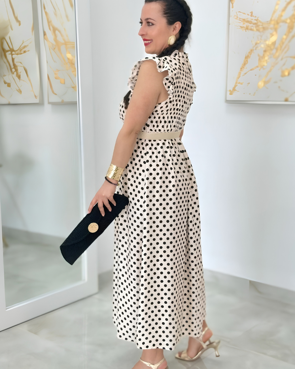Vestido Jazmín Beige