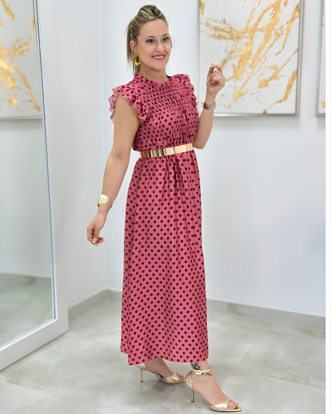 Vestido Jazmín Rosa