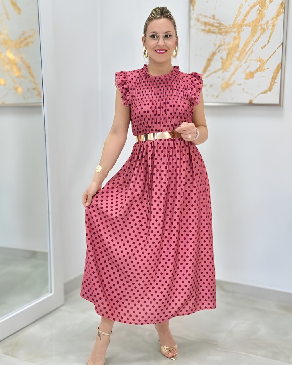 Vestido Jazmín Rosa