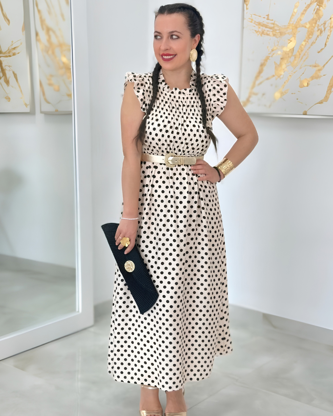 Vestido Jazmín Beige